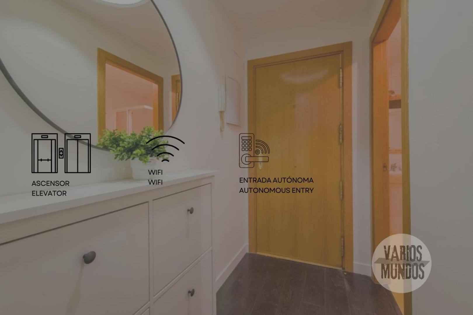Confortable Apt Para 3 Pax A 1 Min De Gran Via Madrid Exterior photo